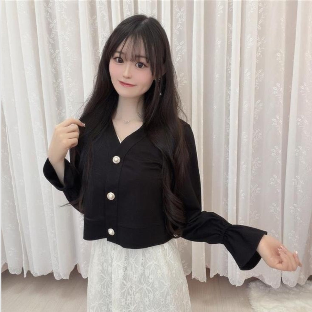 HA-CHAN COLLAB UV PROTECTION FRILL CARDIGAN MAJORETTY