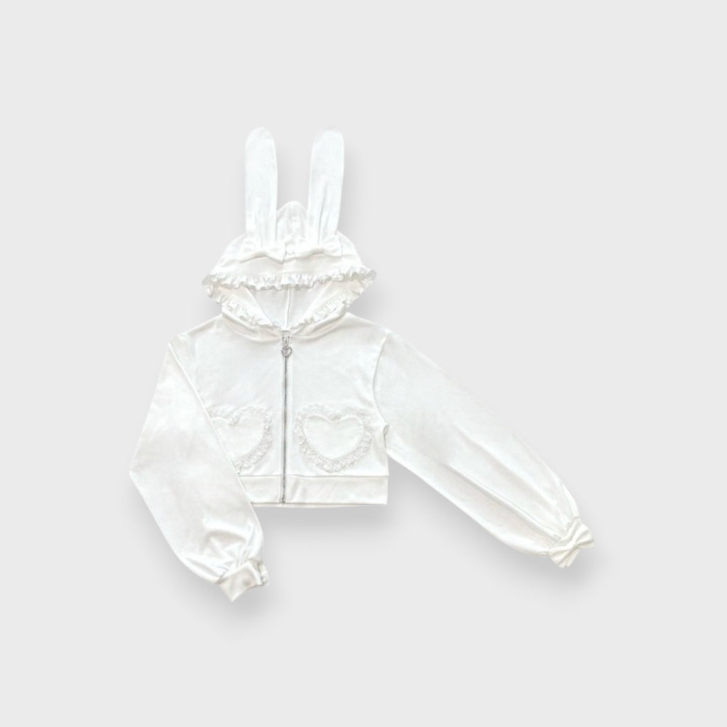 MajorettyxMayuron san BUNNY-EAR HEART POCKET UV PARKA