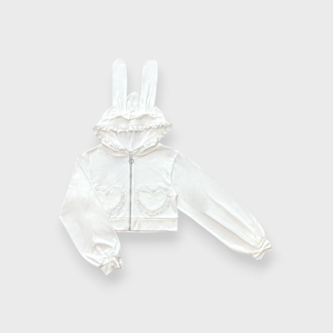 MajorettyxMayuron san BUNNY-EAR HEART POCKET UV PARKA
