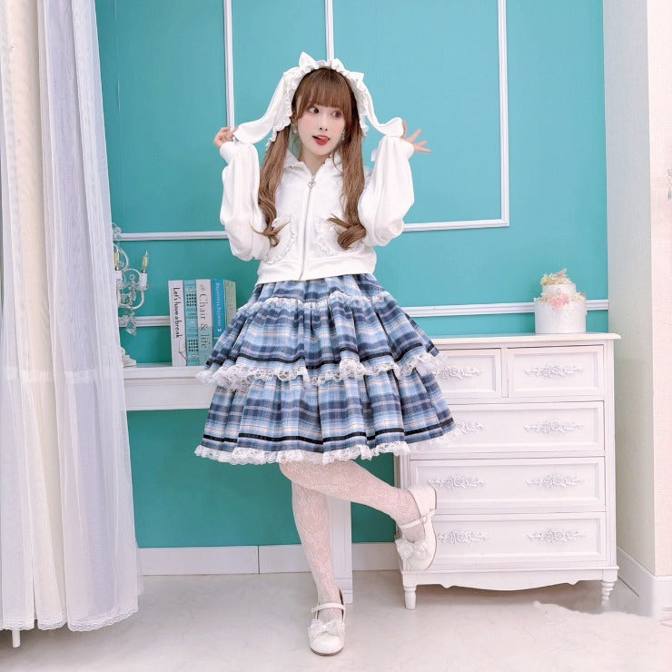 MajorettyxMayuron san BUNNY-EAR HEART POCKET UV PARKA