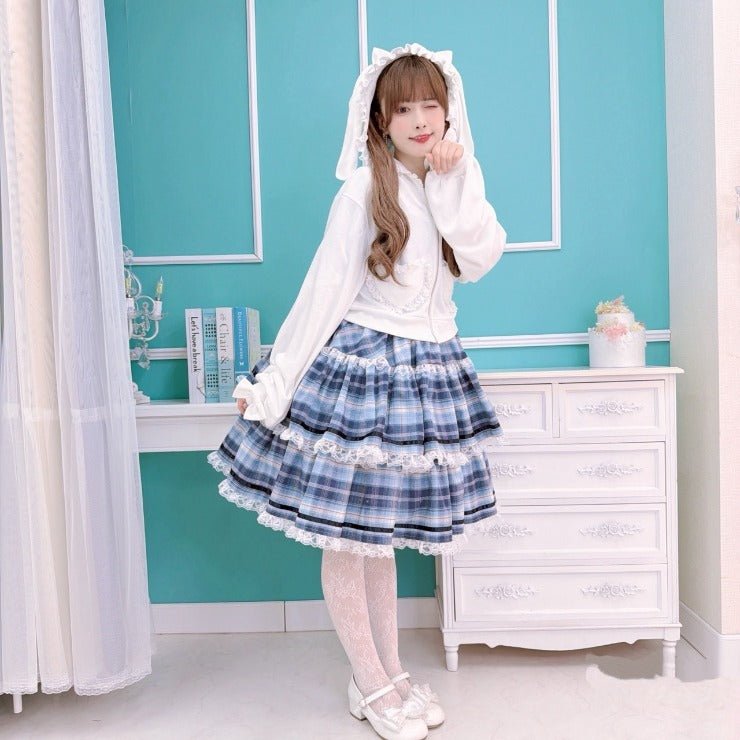 MajorettyxMayuron san BUNNY-EAR HEART POCKET UV PARKA
