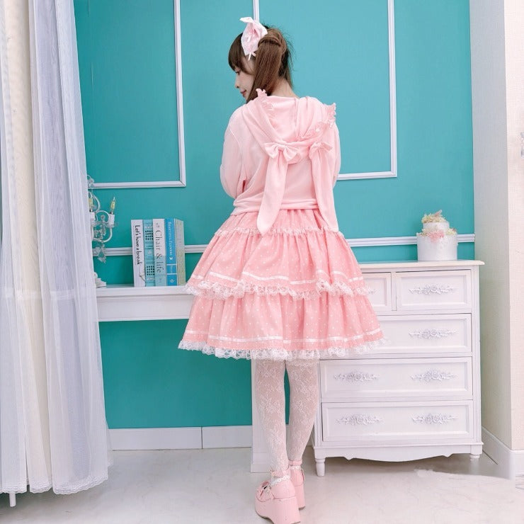 MajorettyxMayuron san BUNNY-EAR HEART POCKET UV PARKA