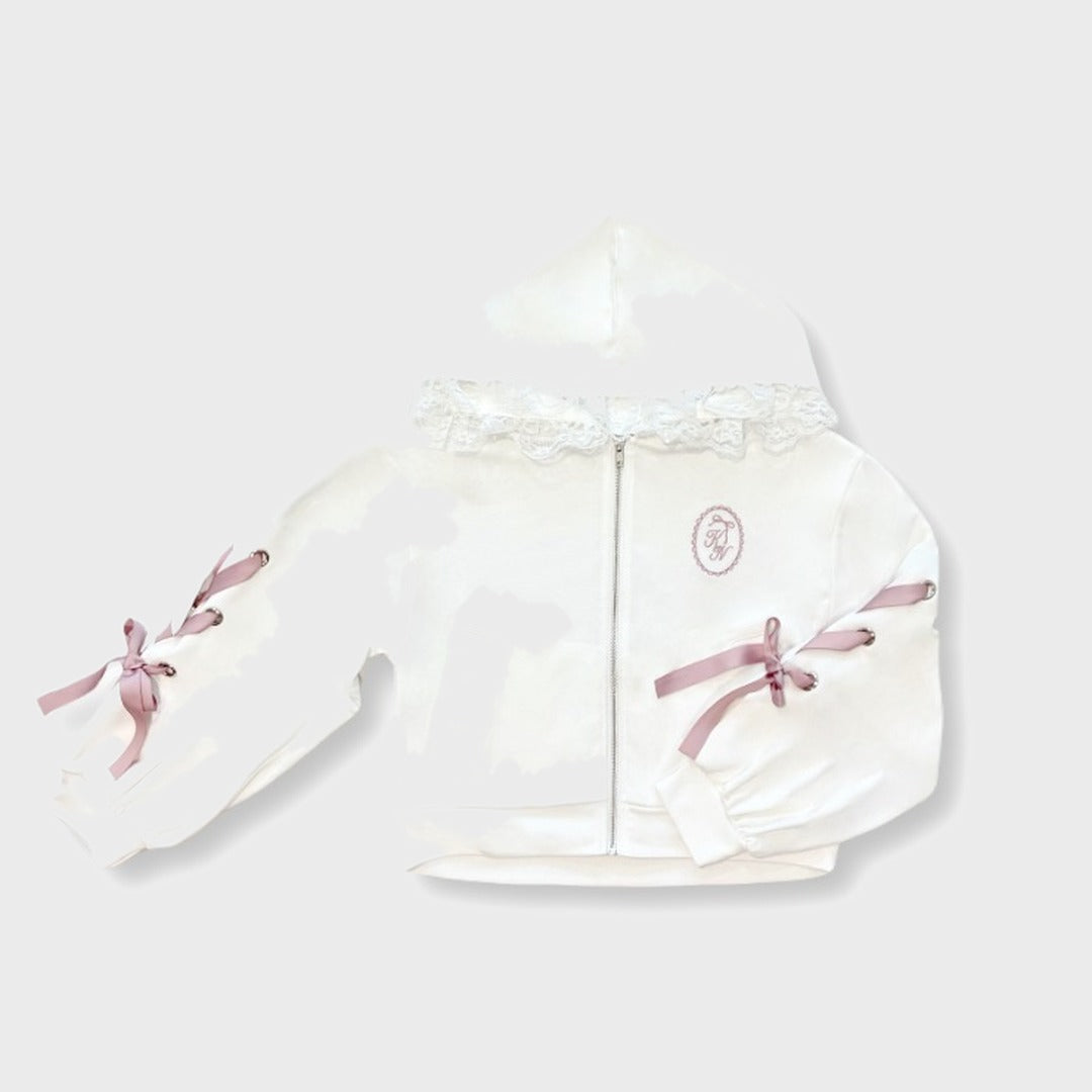 KOKONE AMAKI COLLAB LACE-UP UV-CUT HOODIE MAJORETTY