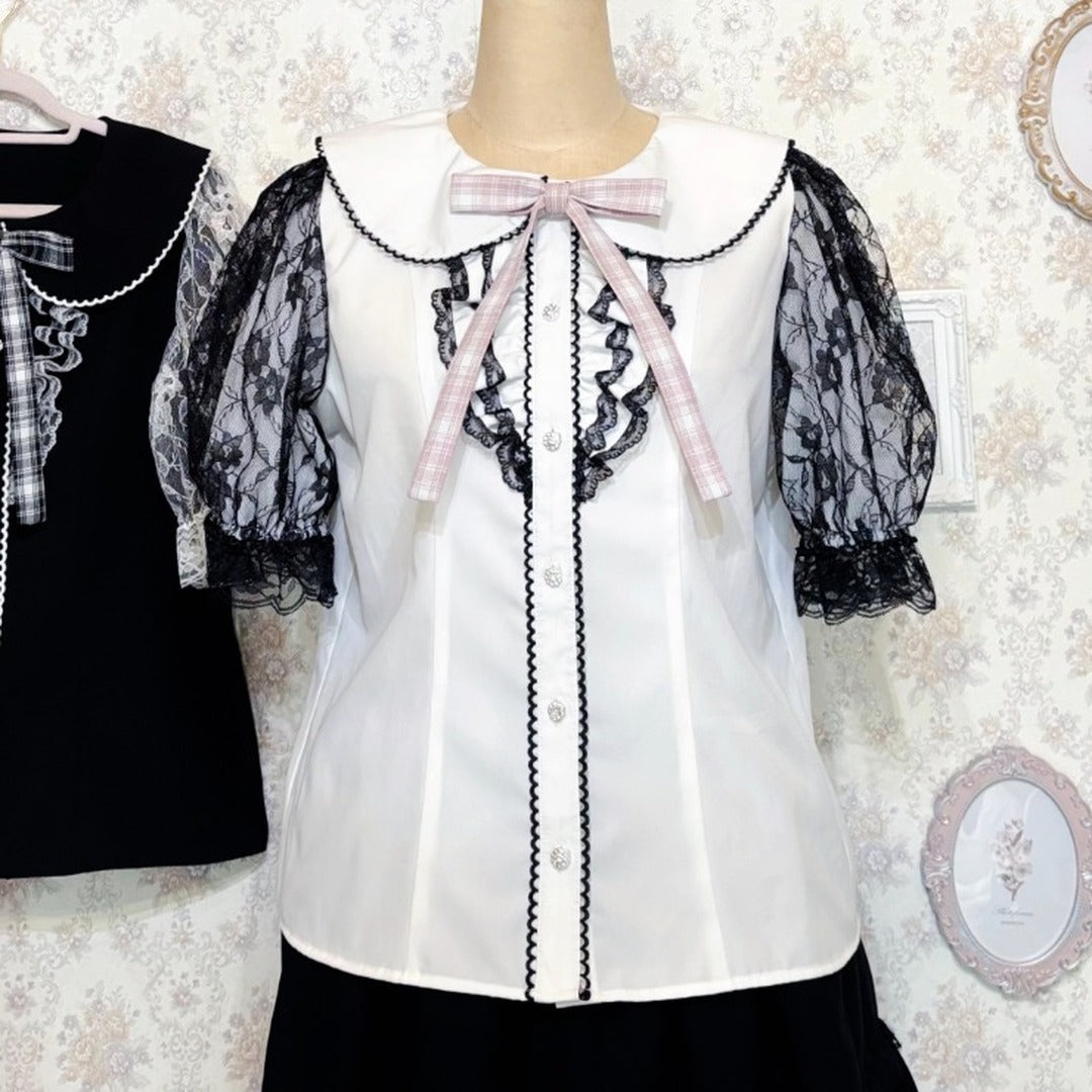 MARIA OTONASHI COLLAB JIRAI LOLITA BLOUSE MAJORETTY