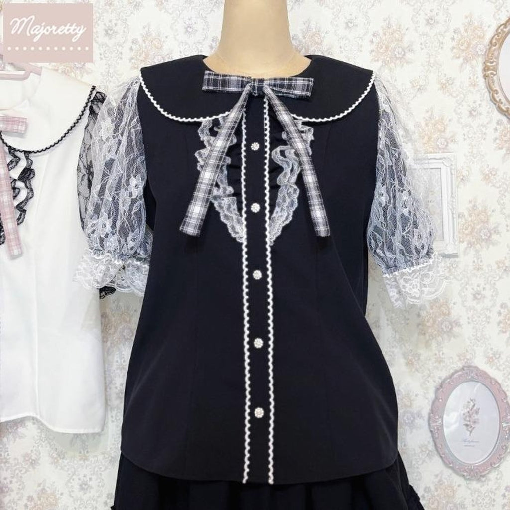 MARIA OTONASHI COLLAB JIRAI LOLITA BLOUSE MAJORETTY