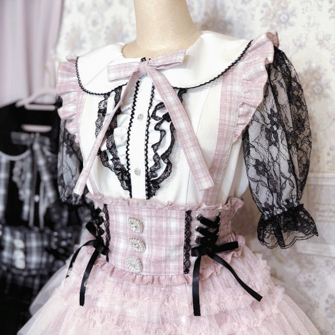 MARIA OTONASHI COLLAB JIRAI LOLITA BLOUSE MAJORETTY