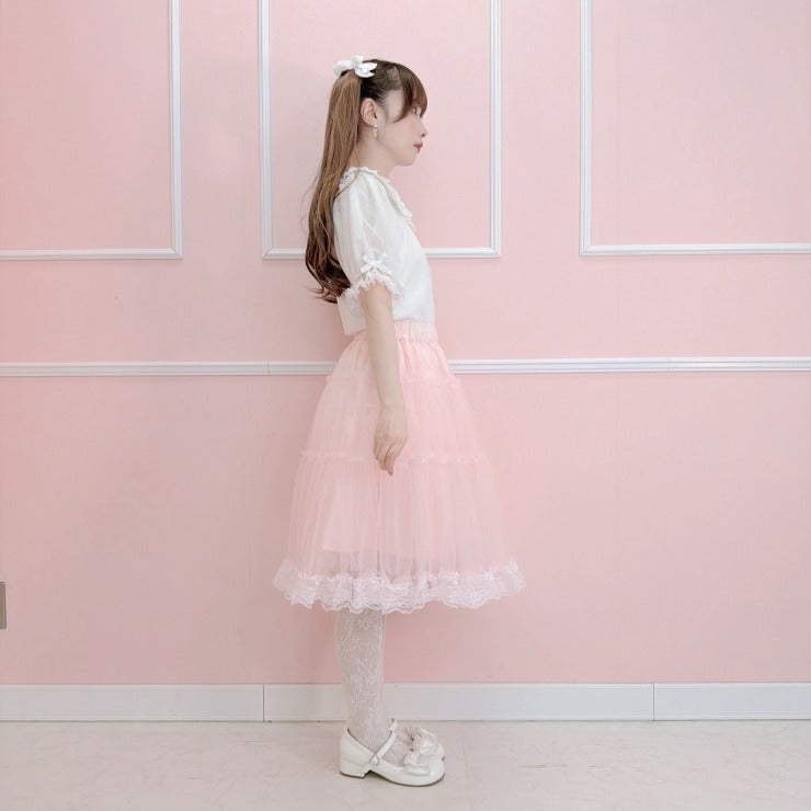 MajorettyxMayuron san SOFT VOLUME LACE PANNIER SKIRT