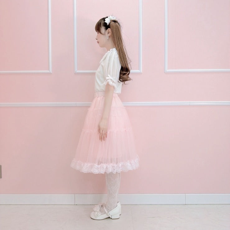 MajorettyxMayuron san SOFT VOLUME LACE PANNIER SKIRT
