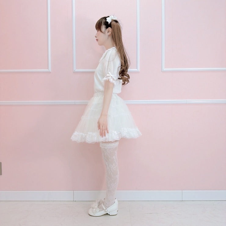 MajorettyxMayuron san SOFT VOLUME LACE PANNIER SKIRT