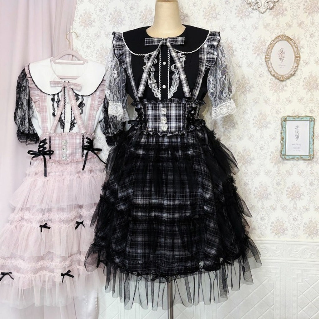 MARIA OTONASHI COLLAB TULLE JIRAI LOLITA SKIRT MAJORETTY
