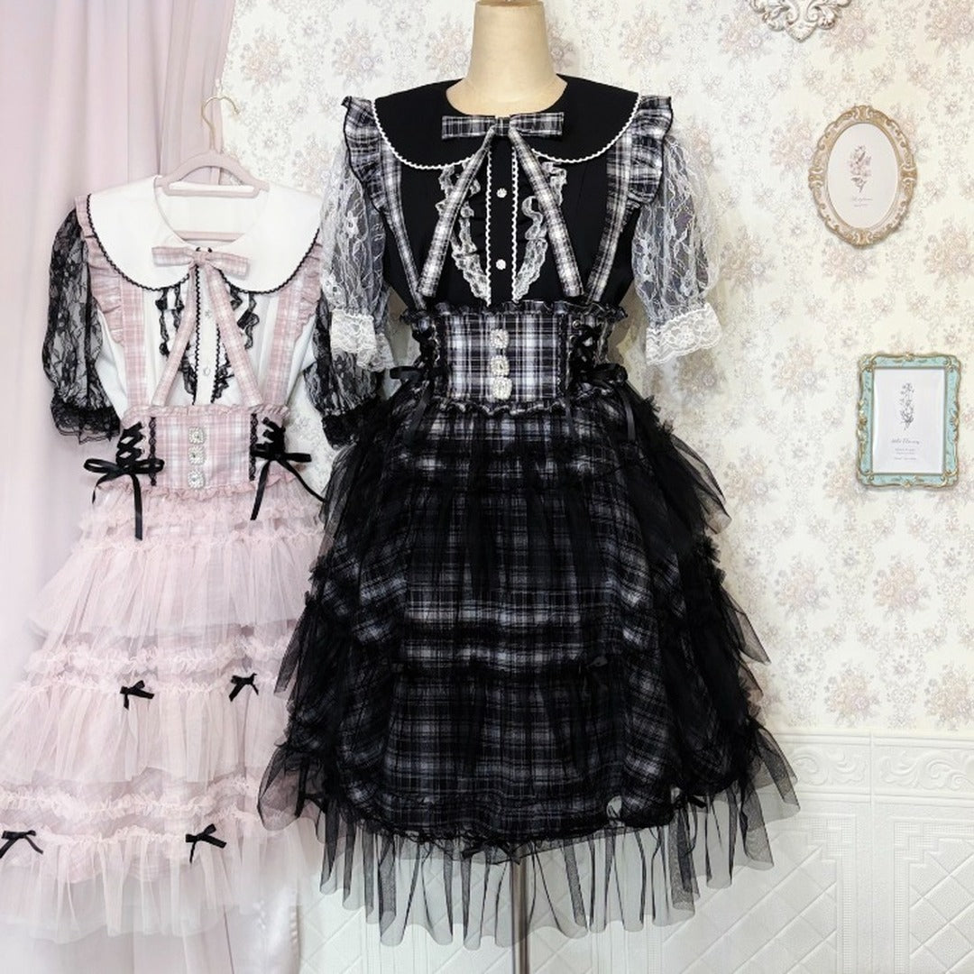MARIA OTONASHI COLLAB TULLE JIRAI LOLITA SKIRT MAJORETTY