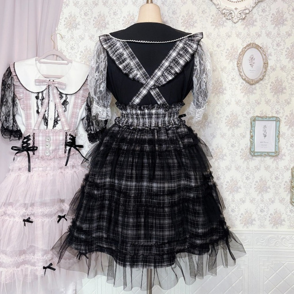 MARIA OTONASHI COLLAB TULLE JIRAI LOLITA SKIRT MAJORETTY
