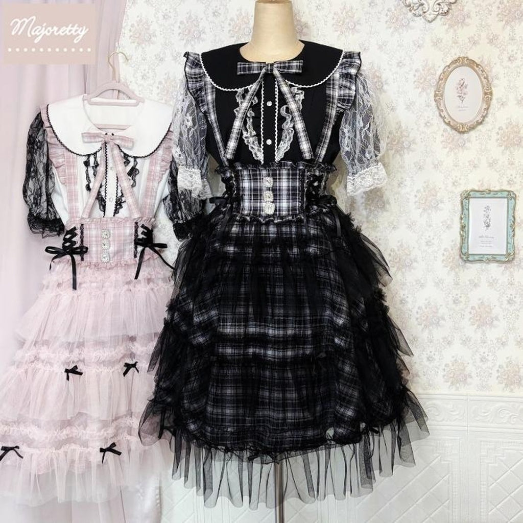 MARIA OTONASHI COLLAB TULLE JIRAI LOLITA SKIRT MAJORETTY