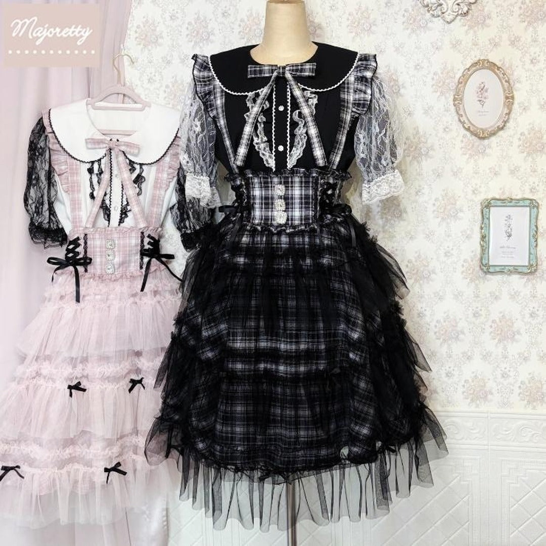 MARIA OTONASHI COLLAB TULLE JIRAI LOLITA SKIRT MAJORETTY