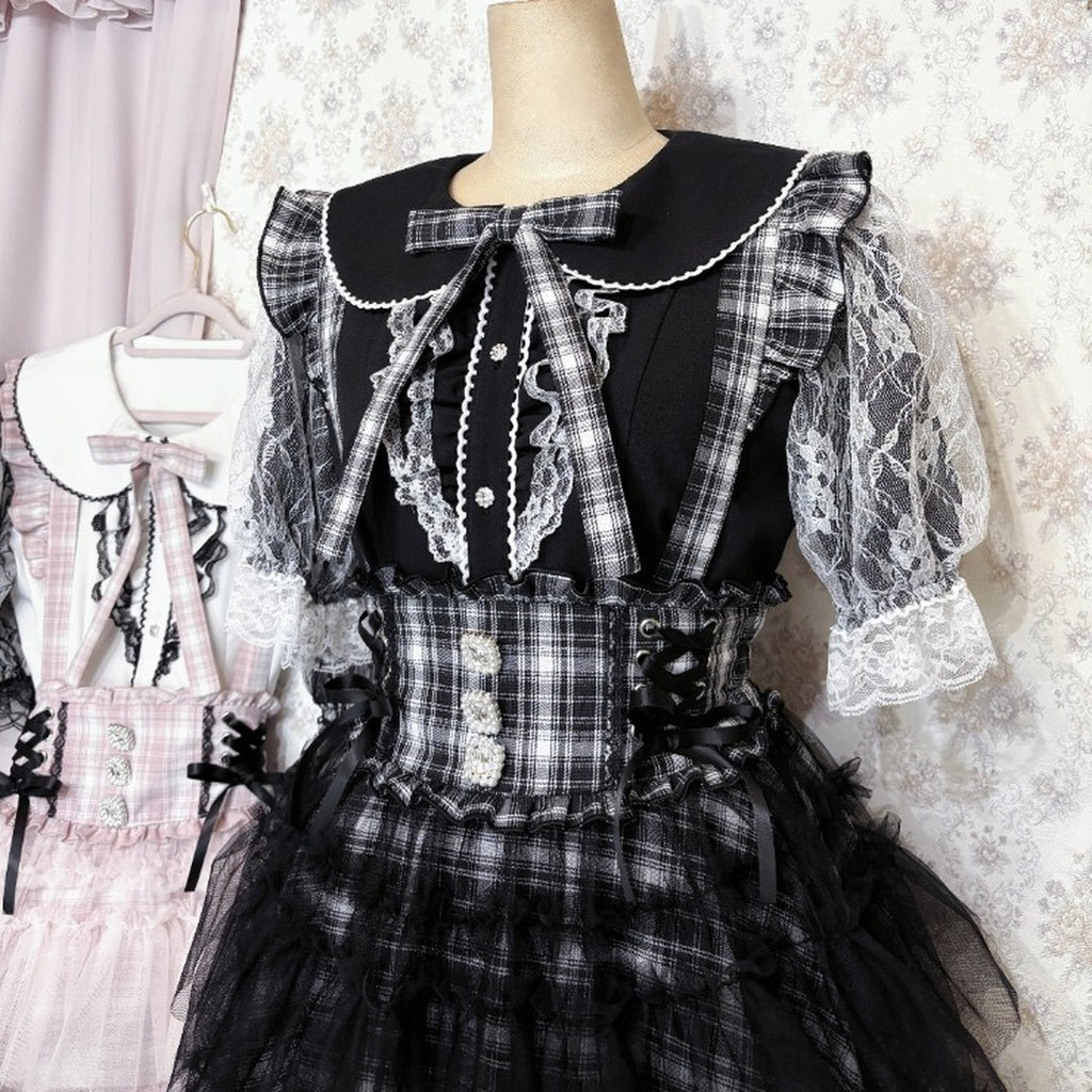 MARIA OTONASHI COLLAB TULLE JIRAI LOLITA SKIRT MAJORETTY
