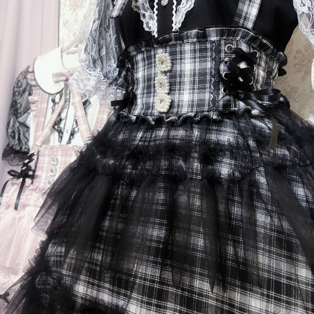 MARIA OTONASHI COLLAB TULLE JIRAI LOLITA SKIRT MAJORETTY