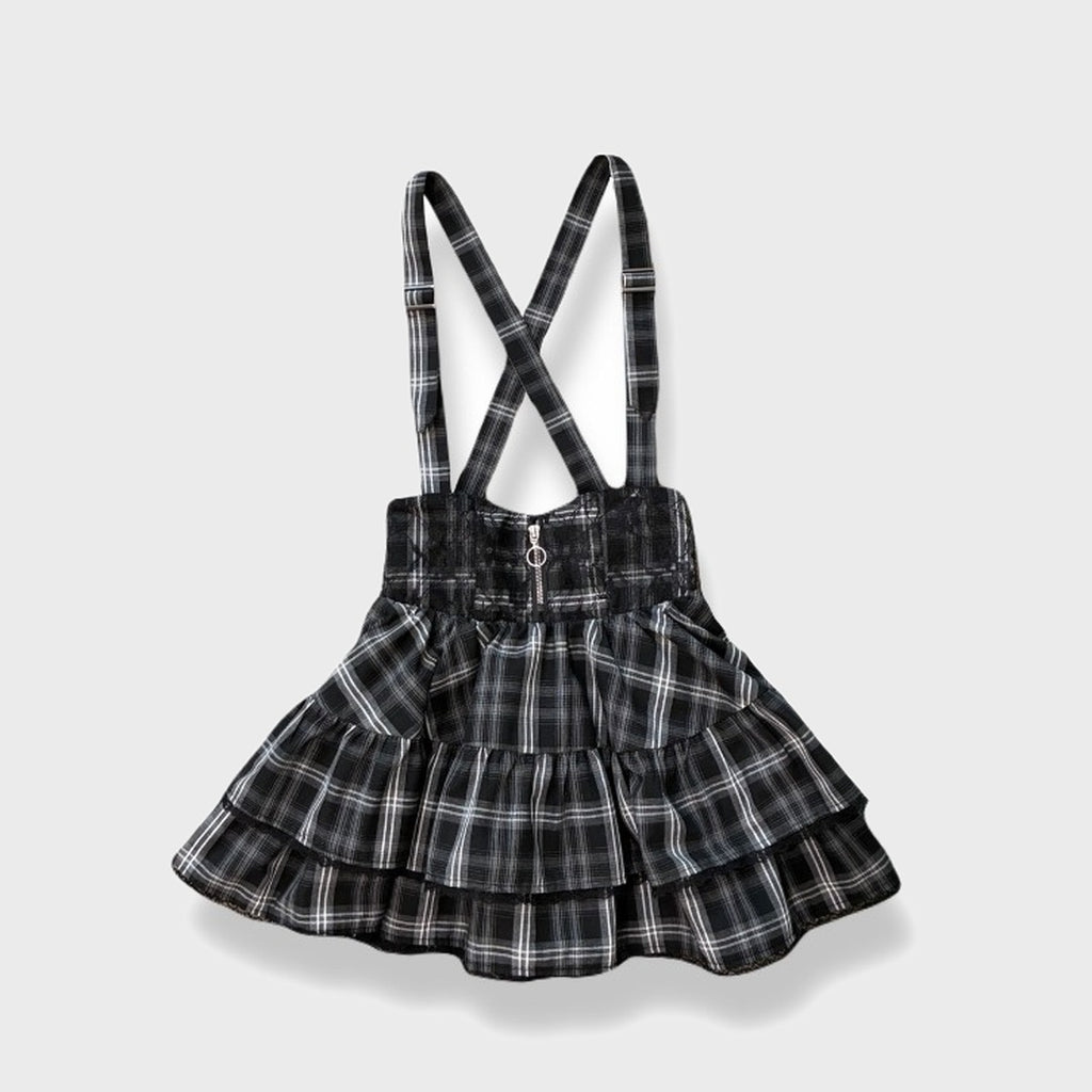 TIERED SUSPENDER SKIRT MAJORETTY