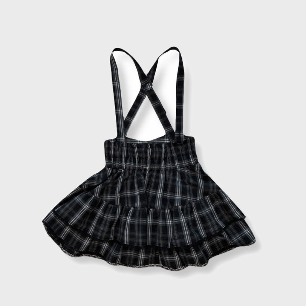 TIERED SUSPENDER SKIRT MAJORETTY