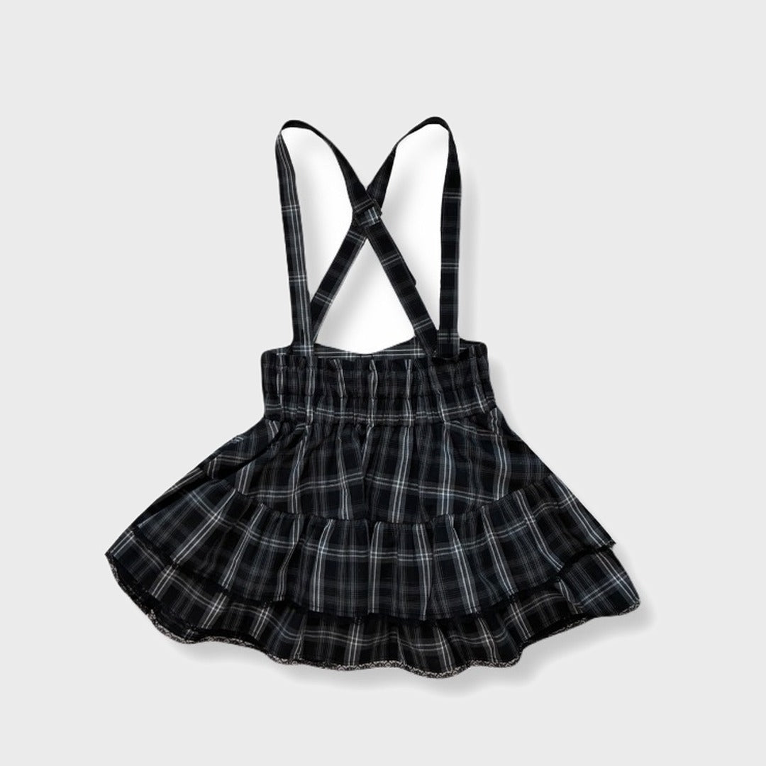 TIERED SUSPENDER SKIRT MAJORETTY