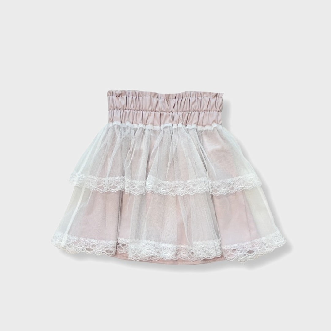 KOKONE AMAKI COLLAB TULLE TIERED SKIRT