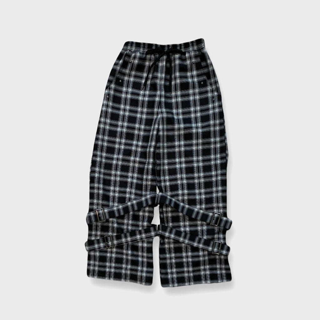 BELT DETAIL WIDE-LEG PANTS MAJORETTY