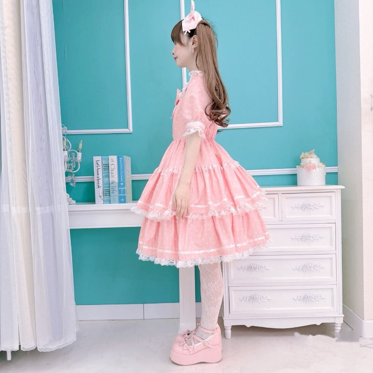 MajorettyxMayuron san SAILOR COLLAR TIERED MINI DRESS
