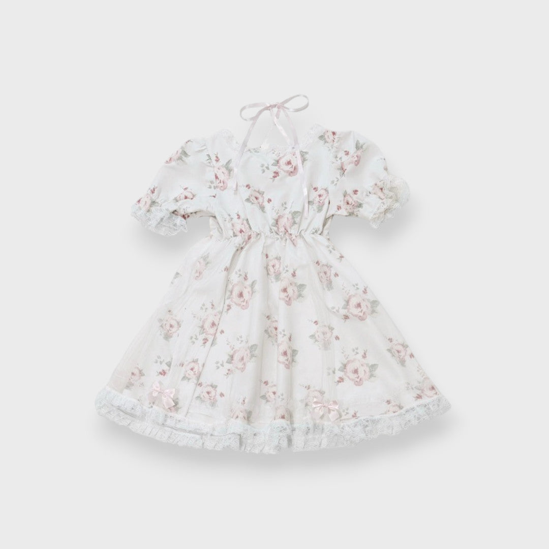 MajorettyxMayuron san FLORAL LACE TULLE SUMMER DRESS
