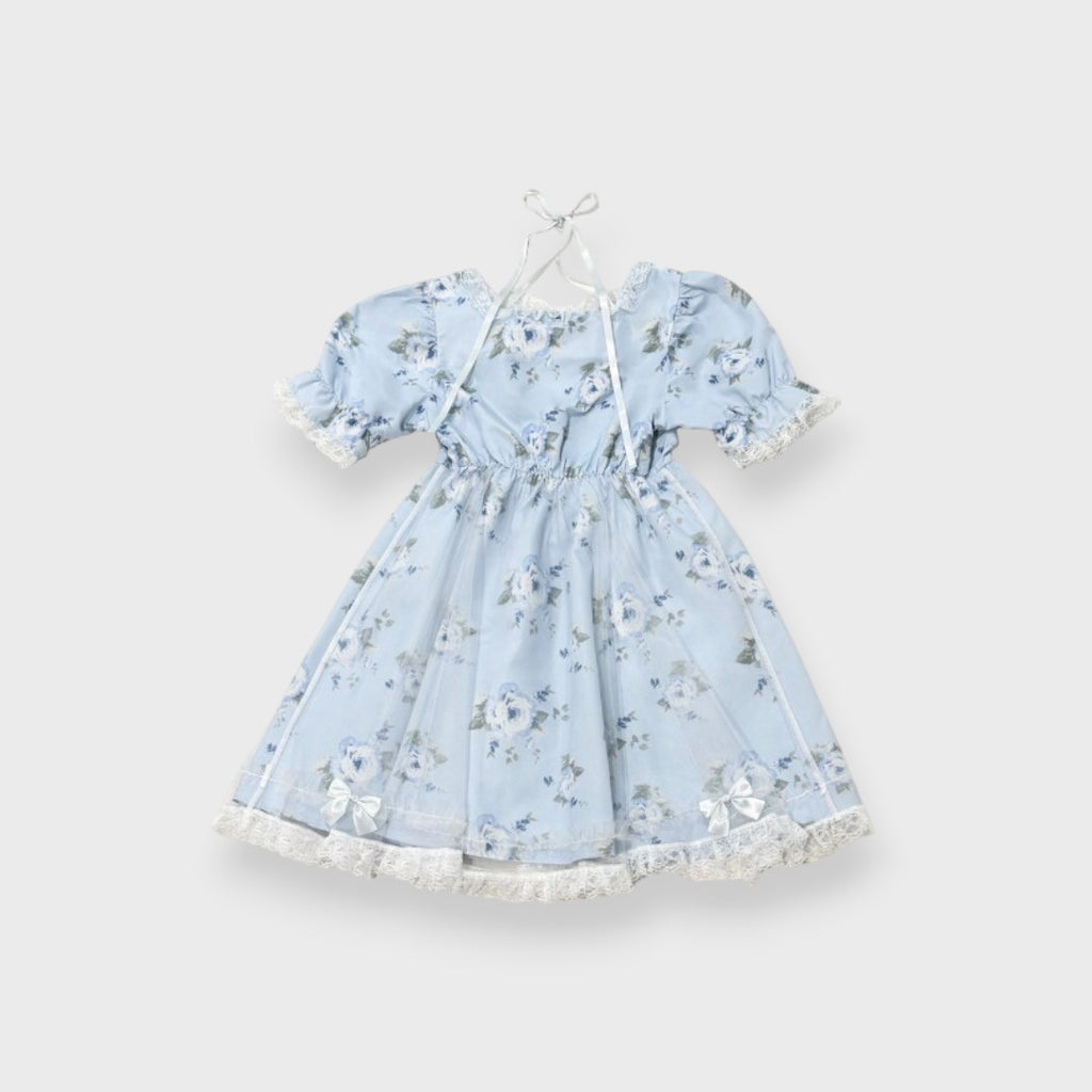 MajorettyxMayuron san FLORAL LACE TULLE SUMMER DRESS