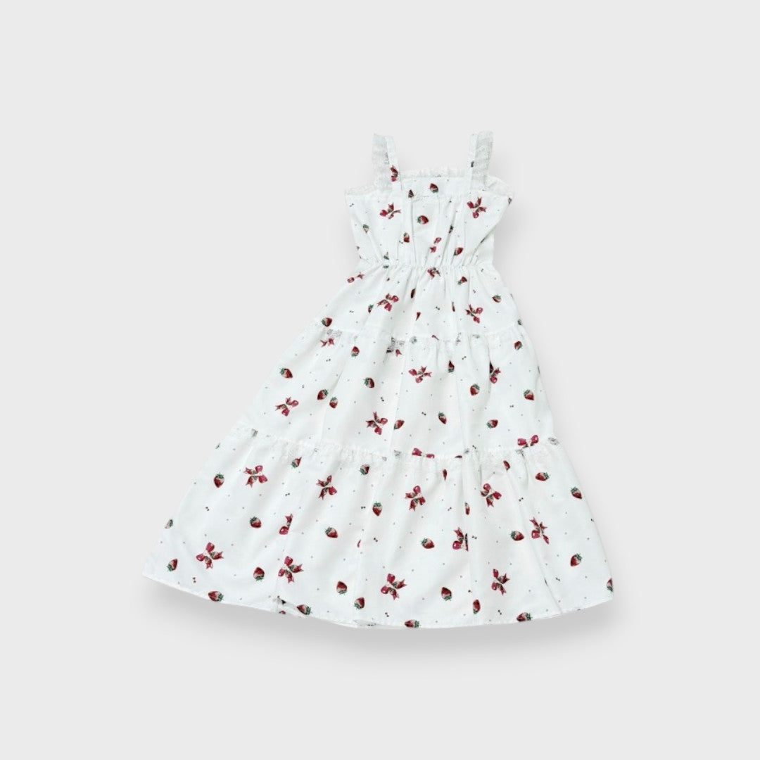 MajorettyxMayuron san STRAWBERRY RIBBON JUMPER DRESS