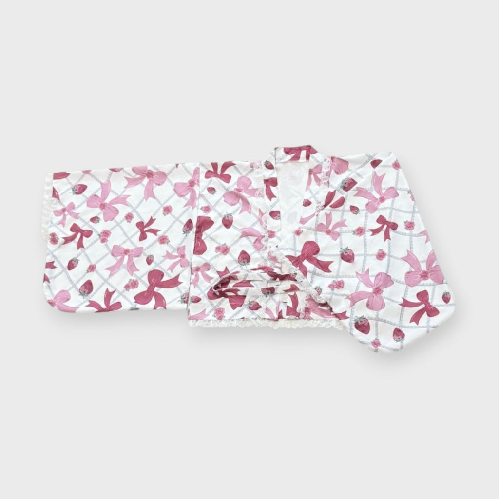 MajorettyxMayuron san STRAWBERRY RIBBON YUKATA LACE SET