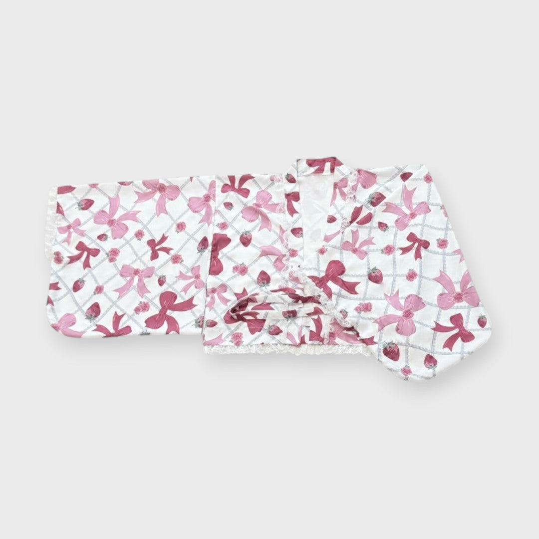 MajorettyxMayuron san STRAWBERRY RIBBON YUKATA LACE SET