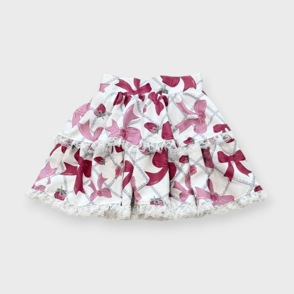 MajorettyxMayuron san STRAWBERRY RIBBON YUKATA LACE SET
