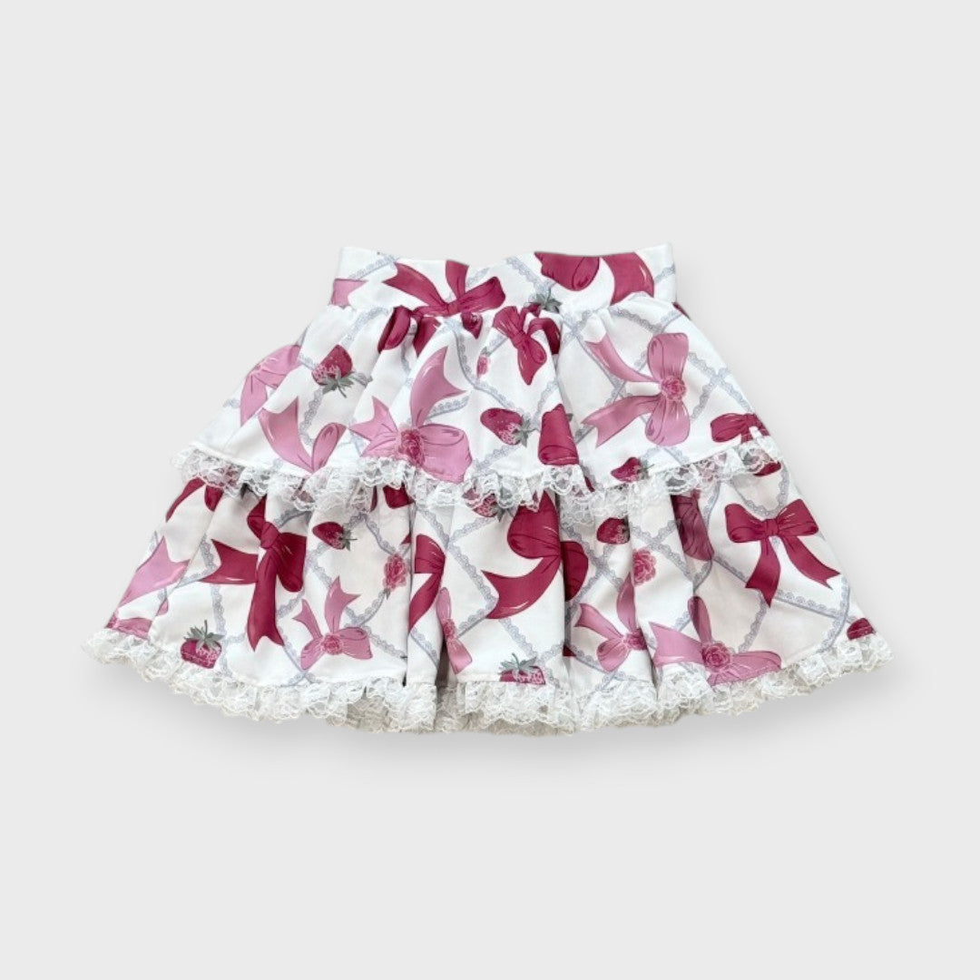 MajorettyxMayuron san STRAWBERRY RIBBON YUKATA LACE SET