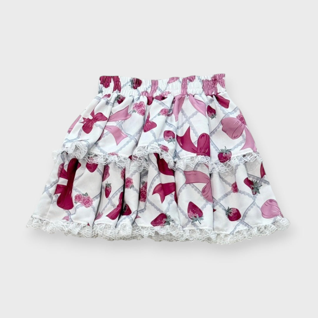MajorettyxMayuron san STRAWBERRY RIBBON YUKATA LACE SET