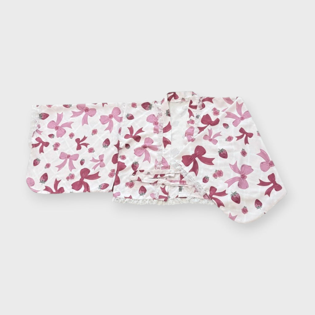 MajorettyxMayuron san STRAWBERRY RIBBON YUKATA LACE SET