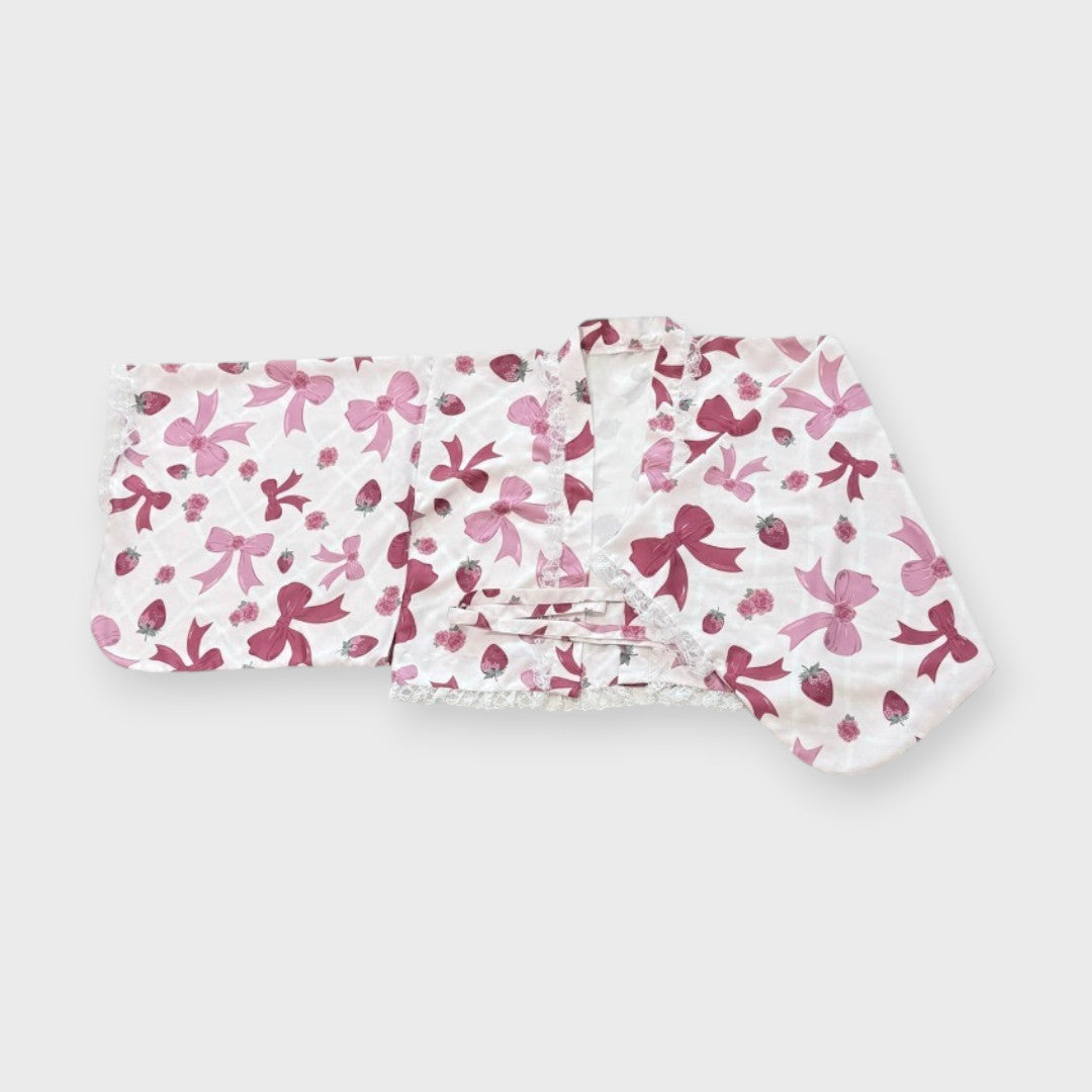 MajorettyxMayuron san STRAWBERRY RIBBON YUKATA LACE SET