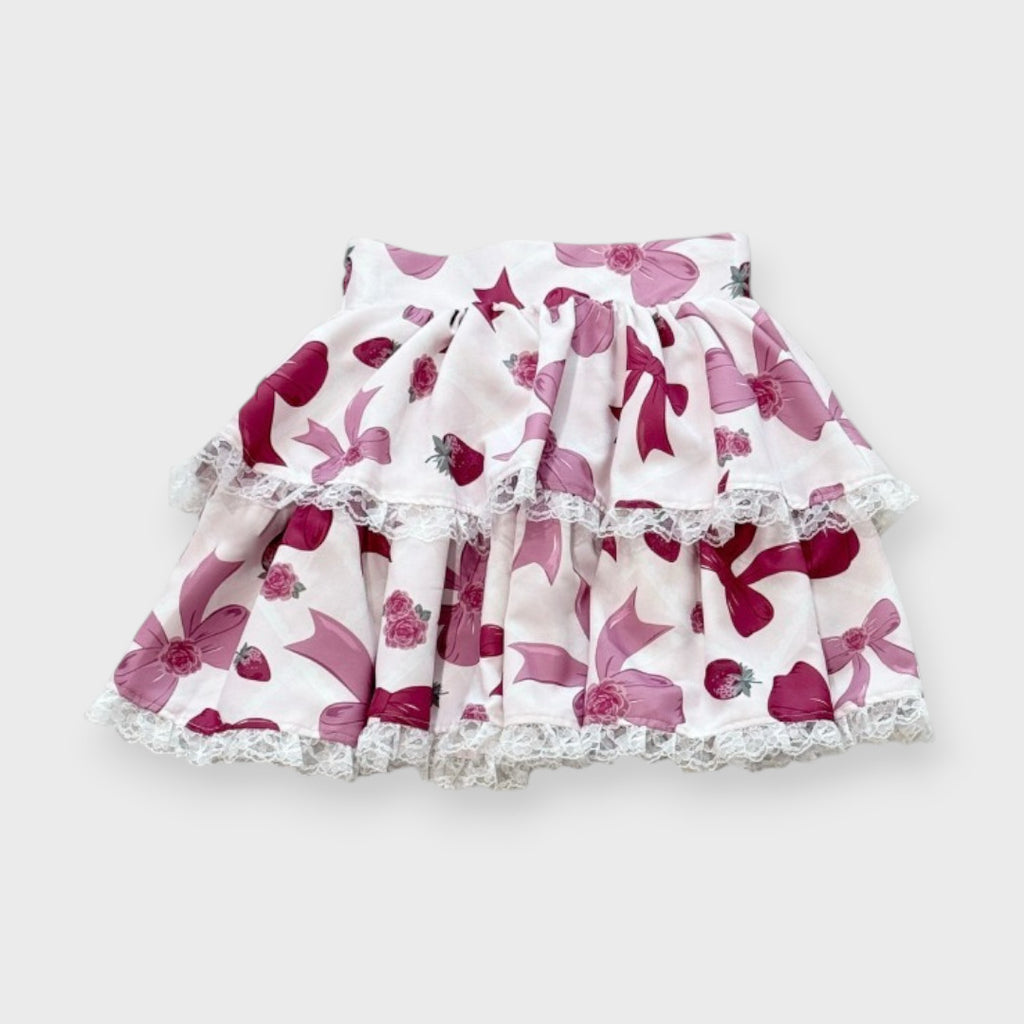MajorettyxMayuron san STRAWBERRY RIBBON YUKATA LACE SET