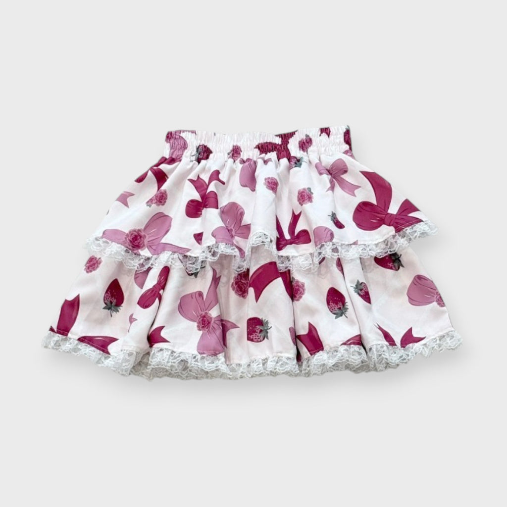 MajorettyxMayuron san STRAWBERRY RIBBON YUKATA LACE SET