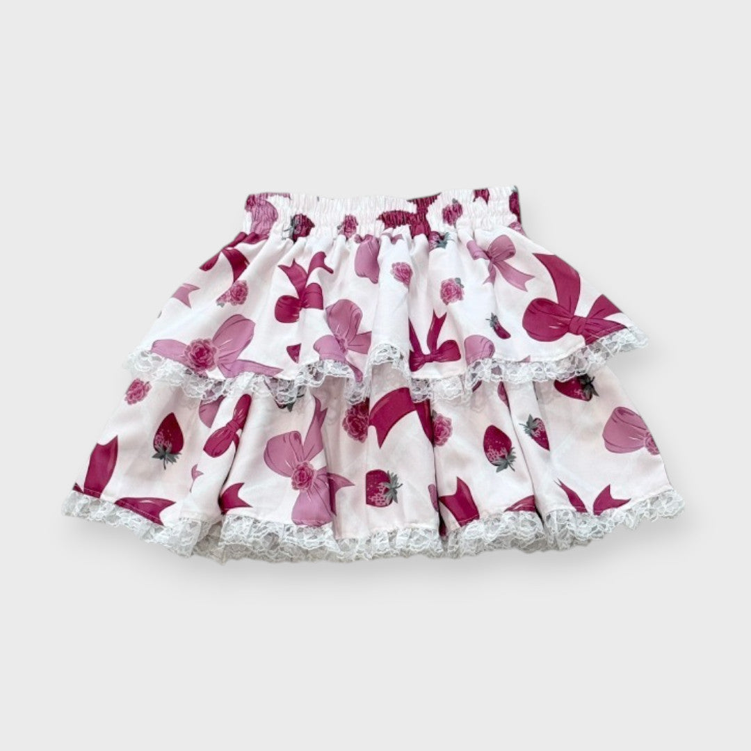MajorettyxMayuron san STRAWBERRY RIBBON YUKATA LACE SET