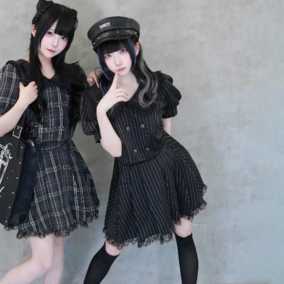 LACE SAILOR-COLLAR SET MAJORETTY