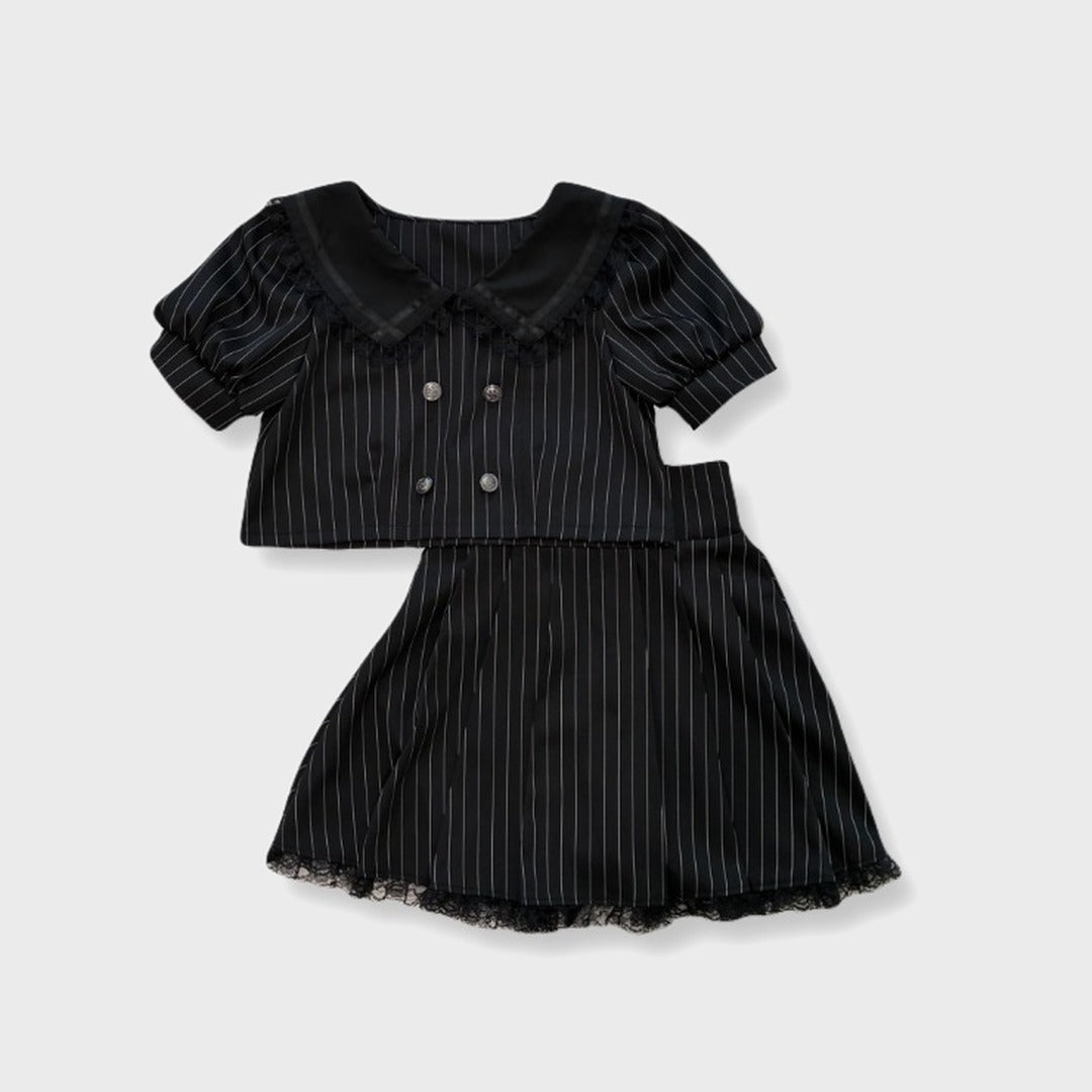 LACE SAILOR-COLLAR SET MAJORETTY