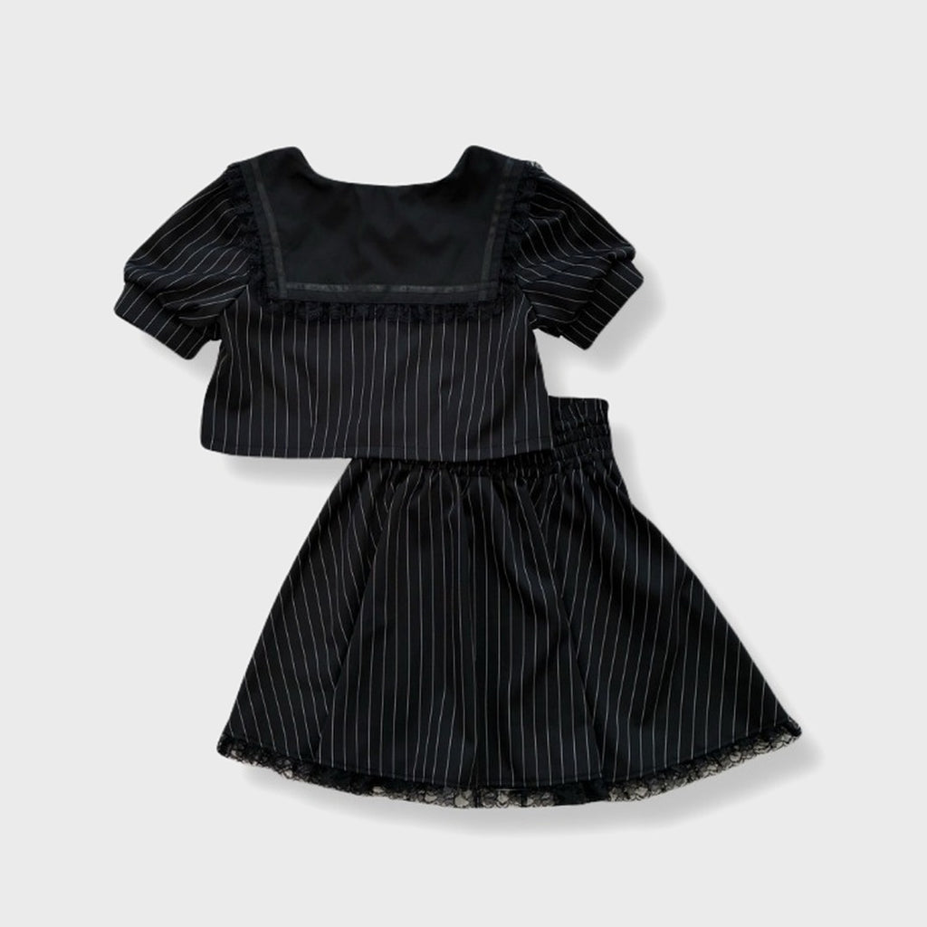 LACE SAILOR-COLLAR SET MAJORETTY