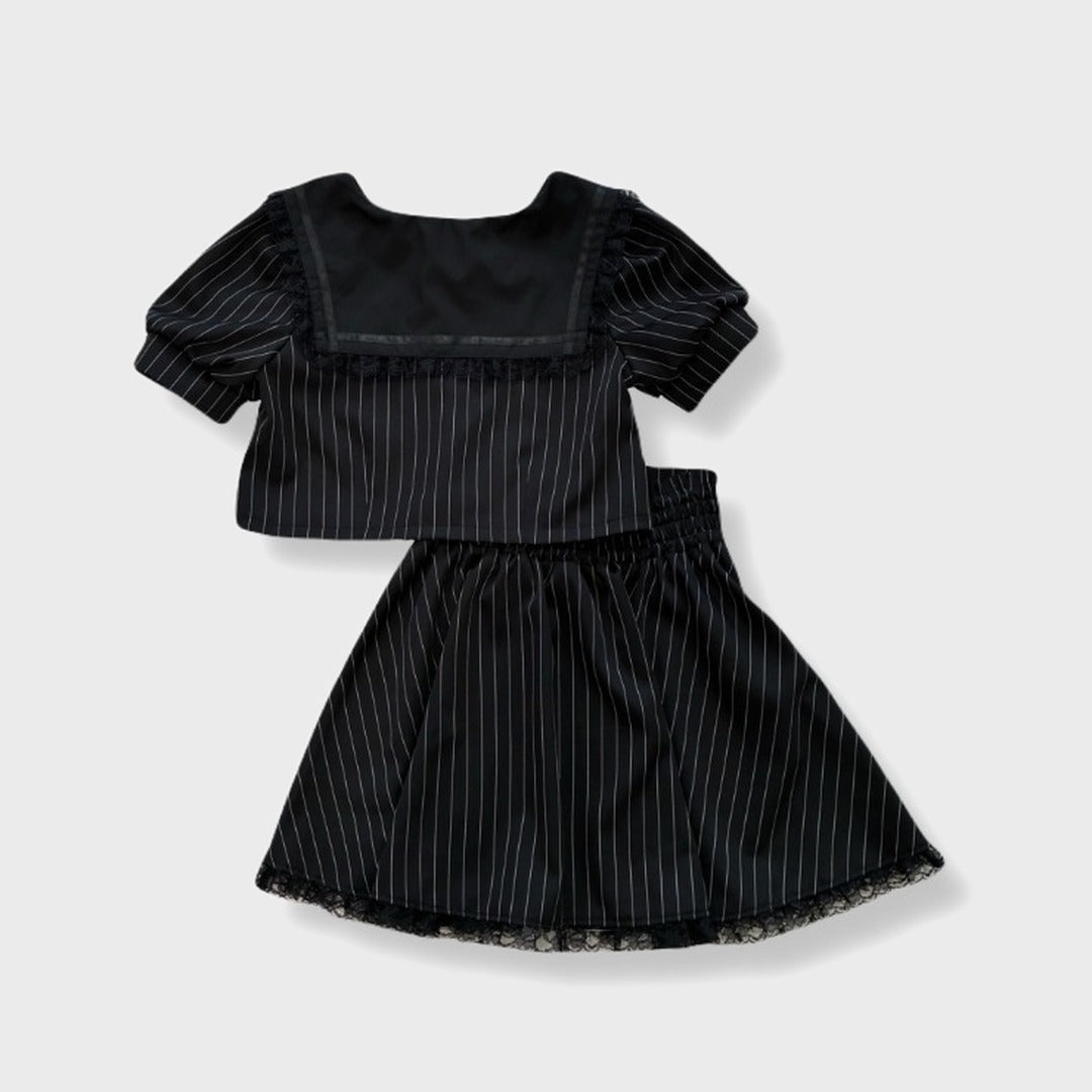 LACE SAILOR-COLLAR SET MAJORETTY