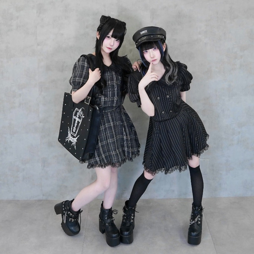 LACE SAILOR-COLLAR SET MAJORETTY