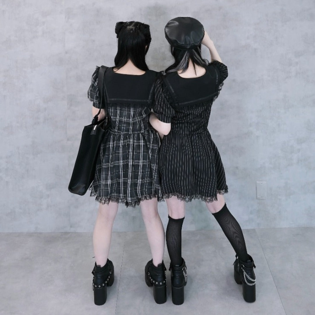 LACE SAILOR-COLLAR SET MAJORETTY