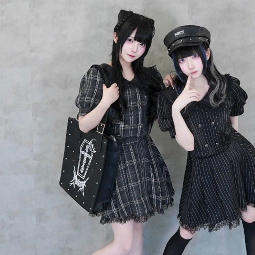 LACE SAILOR-COLLAR SET MAJORETTY