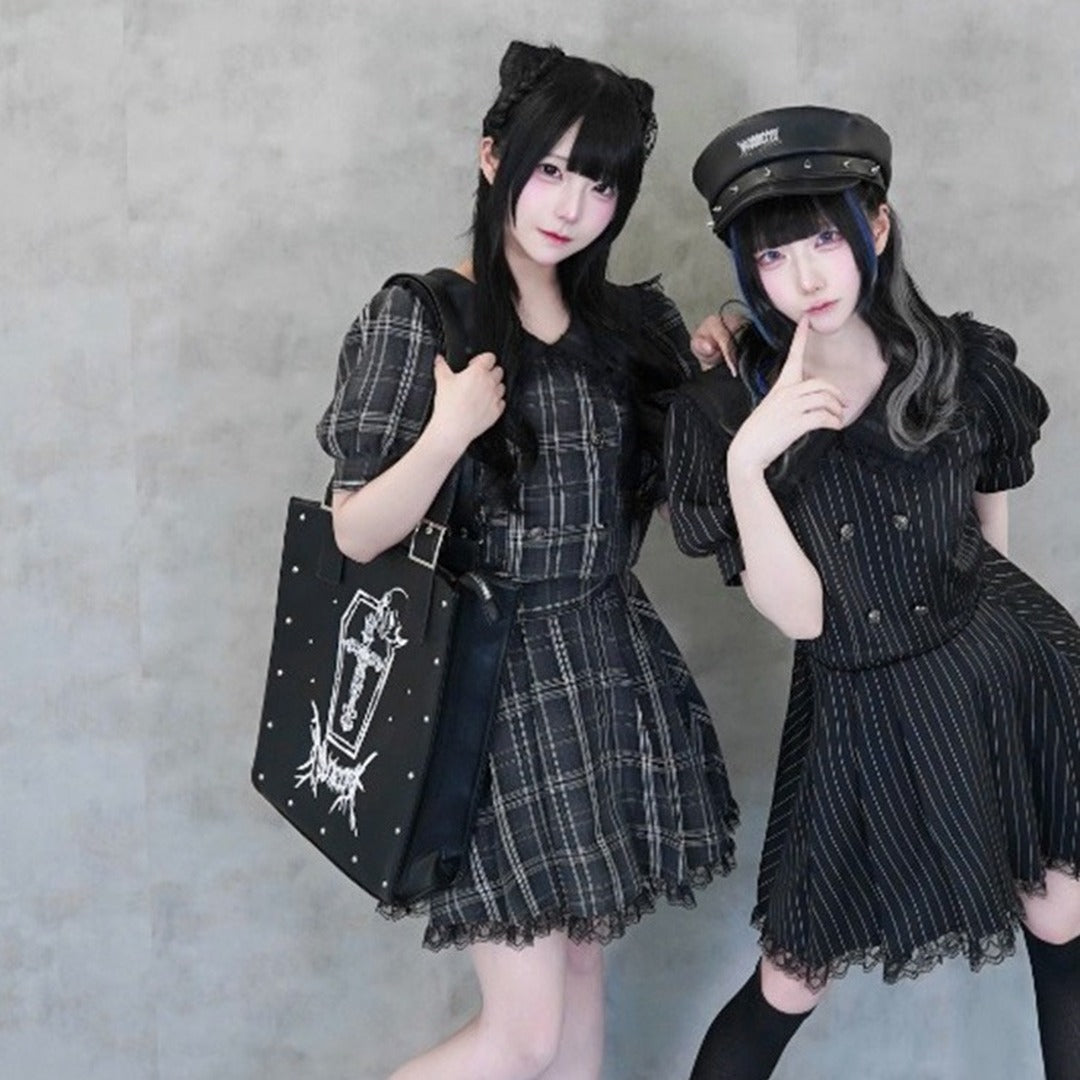 LACE SAILOR-COLLAR SET MAJORETTY