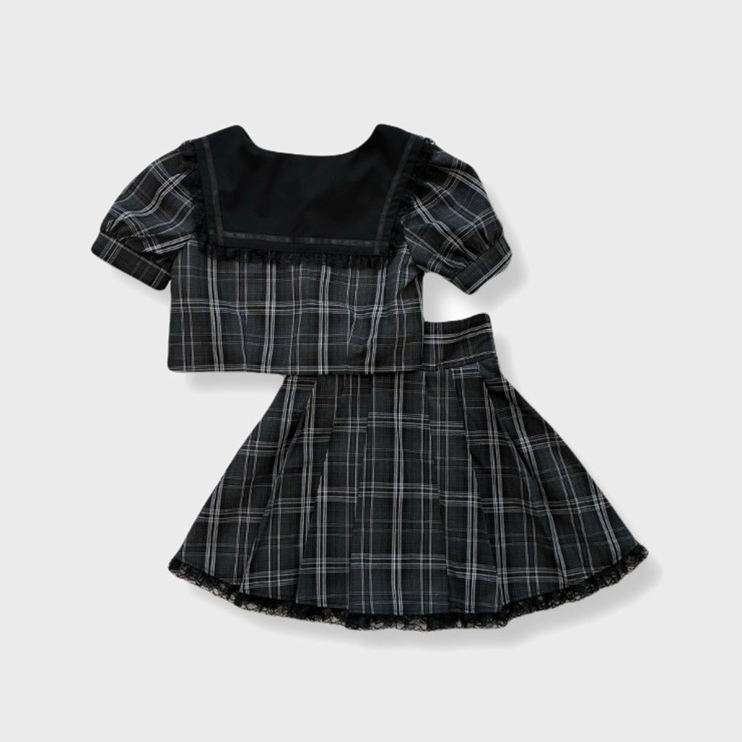 LACE SAILOR-COLLAR SET MAJORETTY