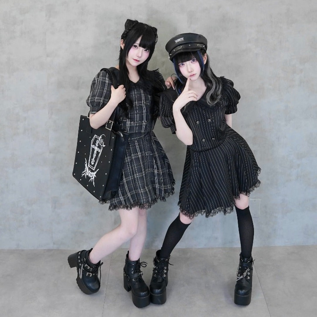 LACE SAILOR-COLLAR SET MAJORETTY
