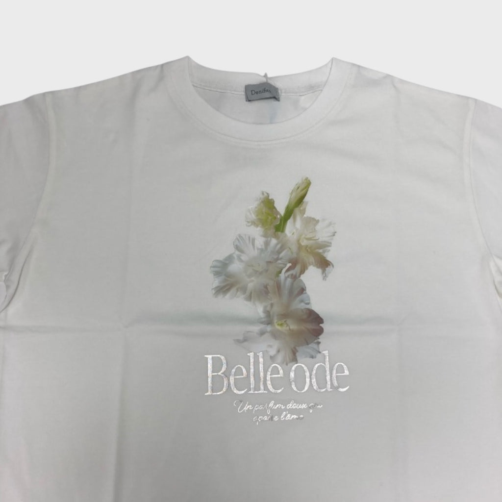 FLORAL “BELLEODE” GRAPHIC T-SHIRT